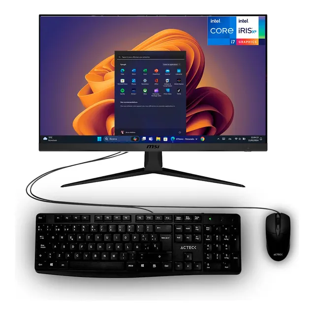 Computadora Msi Cubi 5 12m Core I7 24gb 1tb Ssd Monitor 27