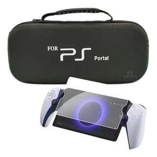 Case Capa Maleta Portal Ps5 + Pelicula De Vidro Ps Portal Case Capa Maleta Portal Ps5 + Pelicula De Vidro Ps Portal