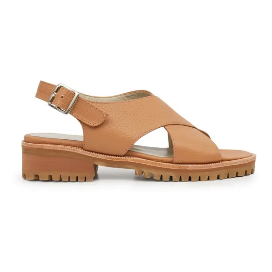 Sandalia Mujer Cuero Briganti Chinela Casual Mcsd04920