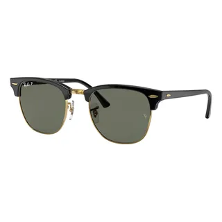 Ăculos De Sol Polarizados Ray-ban Clubmaster Classic Tamanho Large Armação Polished Black Y Lente Green Ăculos De Sol Polarizados Ray-ban Clubmaster Classic Tamanho Large Armação Polished Black Y Lente Green