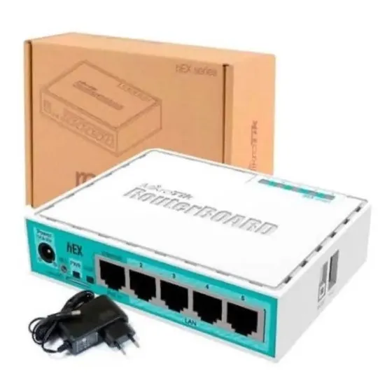 Routerboard Rb750gr3 Roteador Mikrotik Hex 880mhz 5 Portas