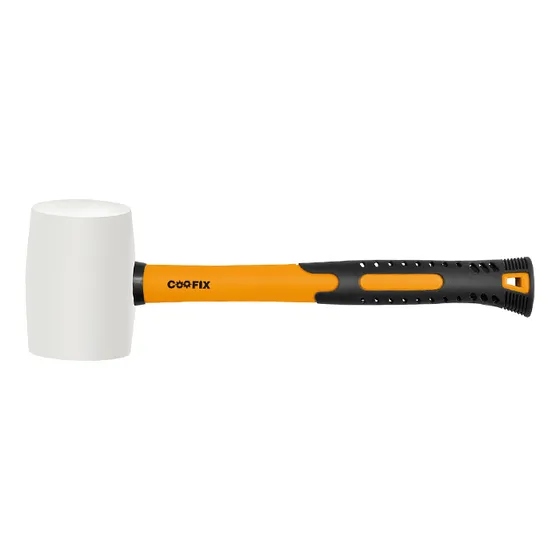 Martillo De Goma 8oz Fibra De Vidrio, Antivibración, Alta Calidad, Coofix