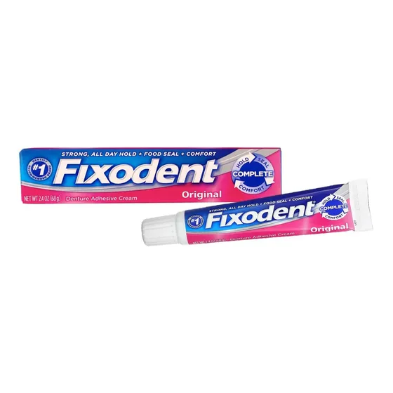 Fixodent Crema Adhesiva Pegamento Original 68 Grs Nueva