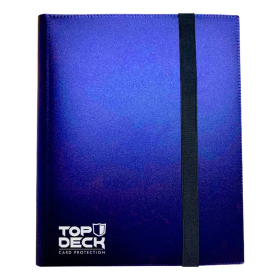 Carpeta Topdeck 9 Bolsillos Azul