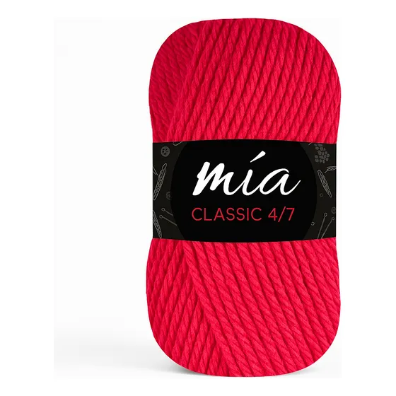 Lana Cashmilon Mia Classic Semigruesa  4/7 Ovillo De 100grs