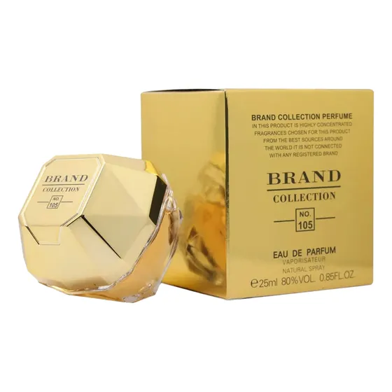 Perfume Dream Brand Collection N.105 Million 25ml Cheiro De Grife Linha Premium Perfuma, Fixa E Projeta Muito Longa Duração Original C/ Nota Fiscal