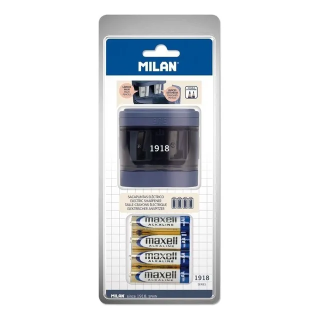 Blister Con 1 Sacapuntas Electrico Maxi-regular S-1918 Milan