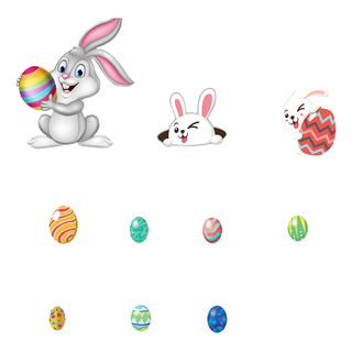 Adhesivo Con Forma De Huevo De Pascua Para Nevera, Decoració Adhesivo Con Forma De Huevo De Pascua Para Nevera, Decoració