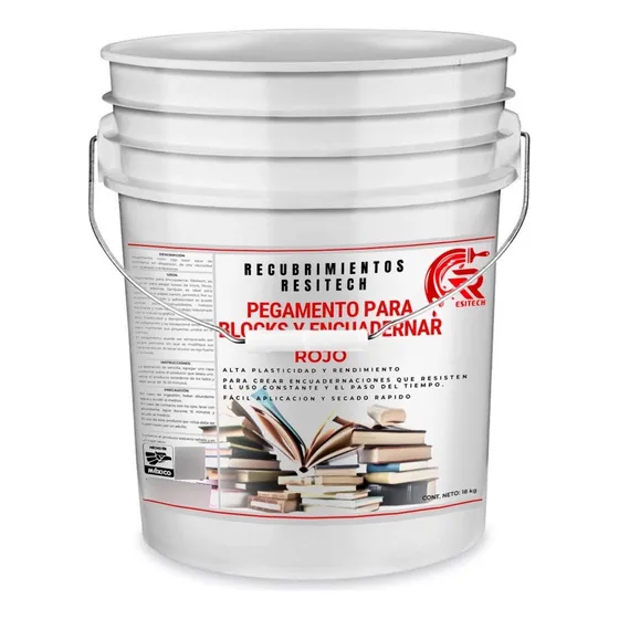 Pegamento Blanco Para Blocks Y Encuadernar Resitech 18 Kg