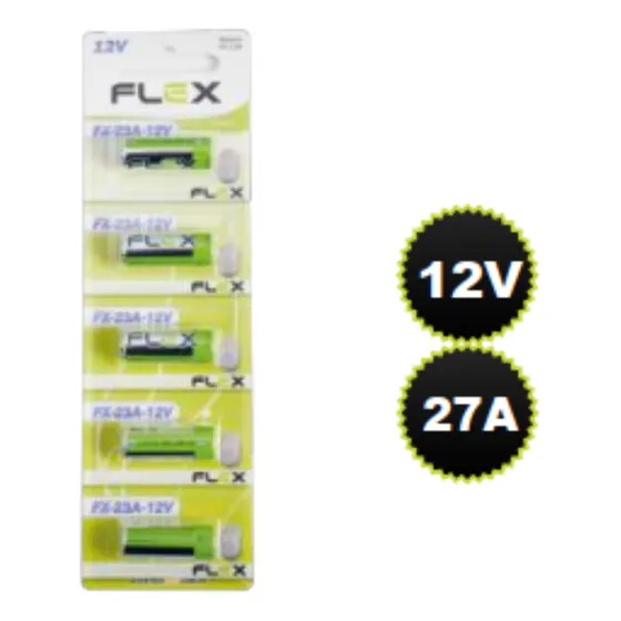Bateria 27a / 12v Flex Em Cartela C/ 5un Original