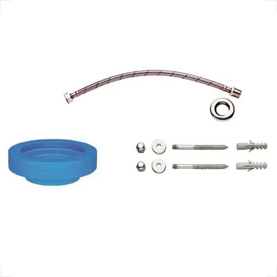 Kit Fixacao Bacia Caixa Acoplada Vertical Cromado Deca 1200