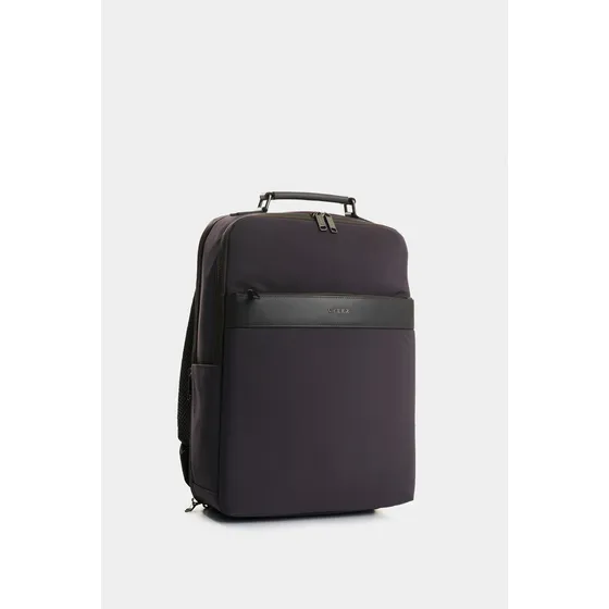 Vélez Tula Morral Elon En Lona Y Cuero Para Hombre Office Gr Color Gris