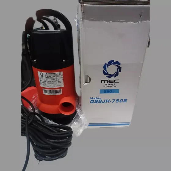Electrobomba Sumergible  1 Hp Cloacal Marca Mec  Qsbjh-750b