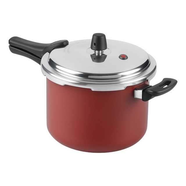 Panela Pressão Fechamento Externo Antiaderente Nacional 4,5l Cor Cereja Panela Pressão Fechamento Externo Antiaderente Nacional 4,5l Cor Cereja