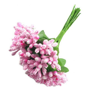 2 Um Pistola De De Flor Artificial 12pcs Para Casamento Rosa 2 Um Pistola De De Flor Artificial 12pcs Para Casamento Rosa