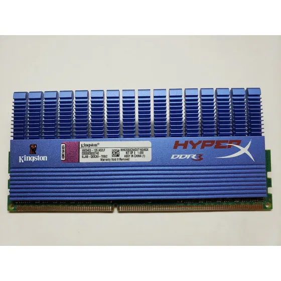 Memoria Kingston 6gb (2gb 256m X 64-bit X 3 Piezas) Ddr3