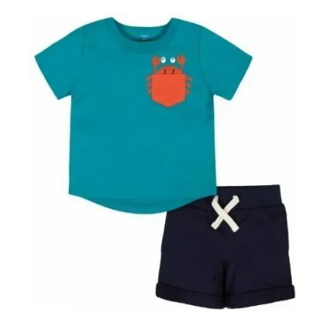 Set De 2 Piezas Gerber Short Y Remera Crab 5t