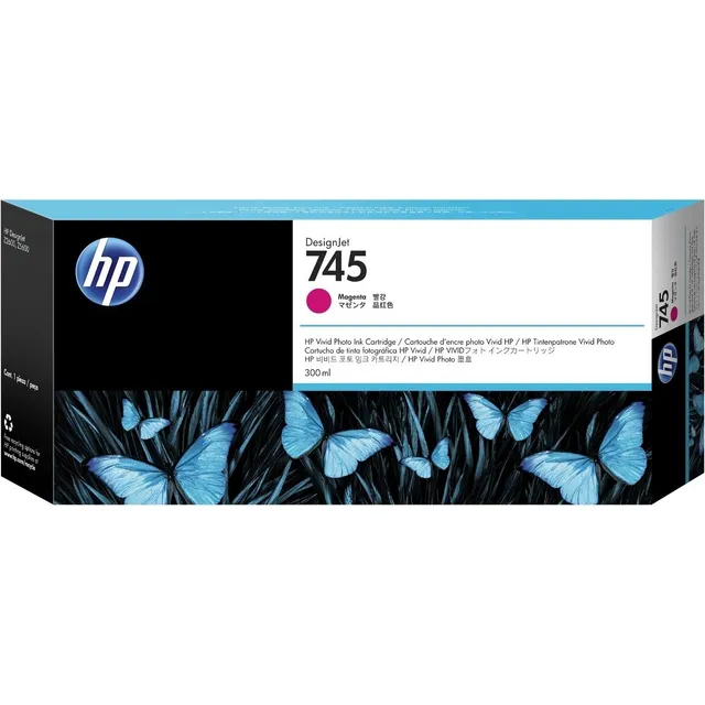 Hp 745 300-ml Magenta Ink Cartridge