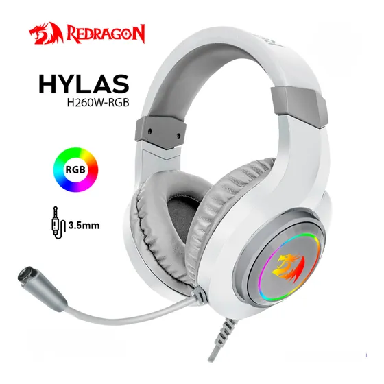 Audífonos Gamer Redragon Hylas H260w