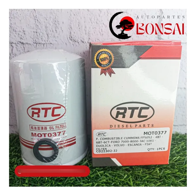 Filtro De Combustible Cummins Ff5052-4bt-6bt,6ct, Ford 7000