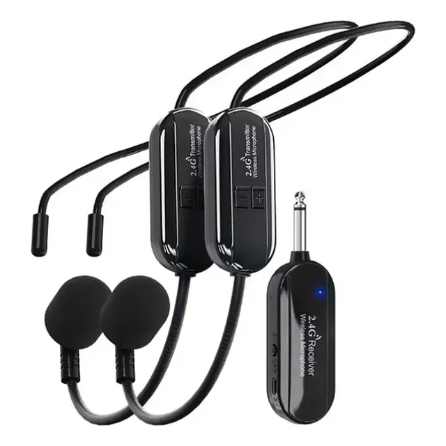Microfono Inalambrico Diadema Cintillo Uhf Recargable