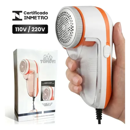 Papa Bolinha Elétrico Bivolt INMETRO Removedor de Fiapos Profissional 110-220V
