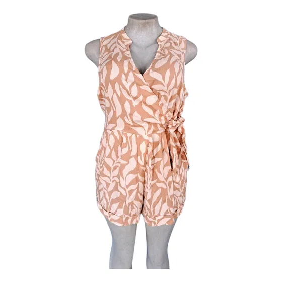 Enterizo Para Dama Talla L/xl Y Xxl Braga De Lino Curvy