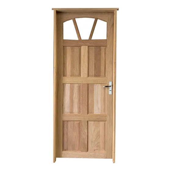 Puerta De Madera Exterior / Zaguán Con Hoja De Cedro