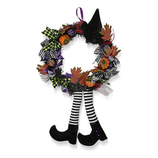 Coronas De Halloween Para La Puerta De Entrada, Con Coronas De Halloween Para La Puerta De Entrada, Con
