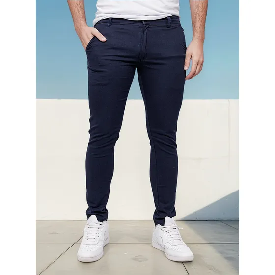 Pantalon Gabardina Hombre De Vestir Clasico Chupin Shaffe