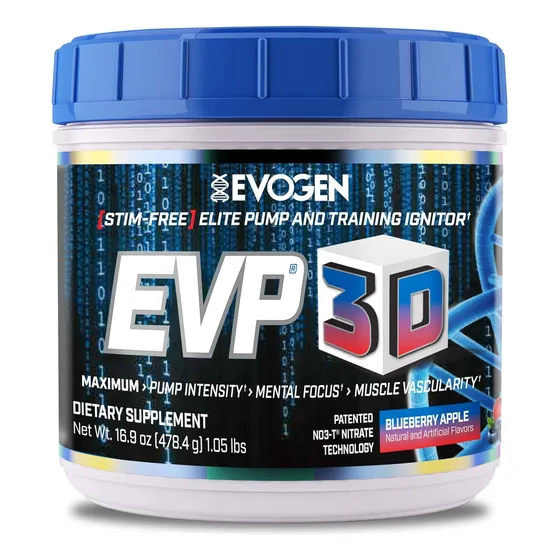 Pre Entreno Evogen Evp 3d Stim Free 40 Servicios