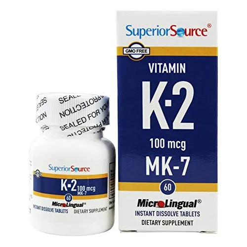 Fuente Superior Vitamina K2 Mk-7 (menaquinona-7,) 100 3xuy9