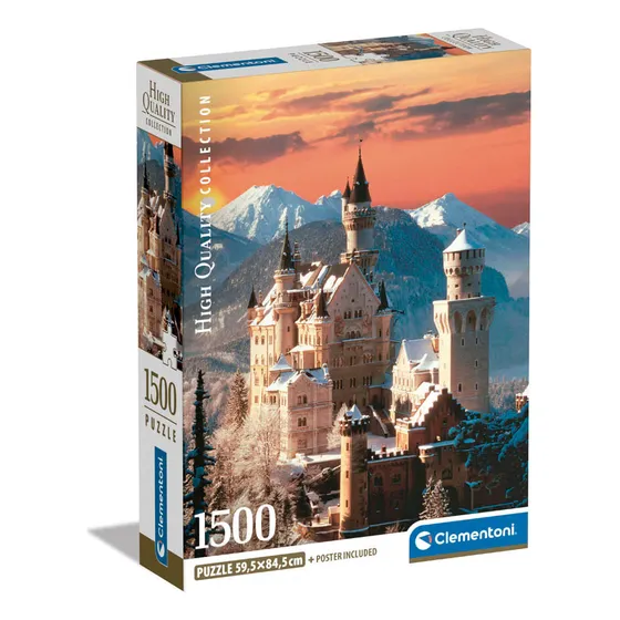 Rompecabezas Puzzle Clementoni Original 1500 Piezas Castillo
