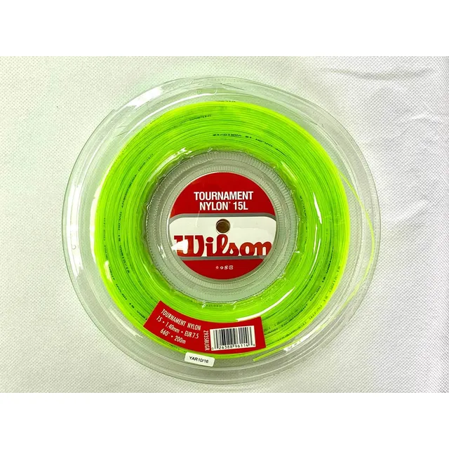 Reel De Cuerdas Wilson Tournament Nylon 15 Verde
