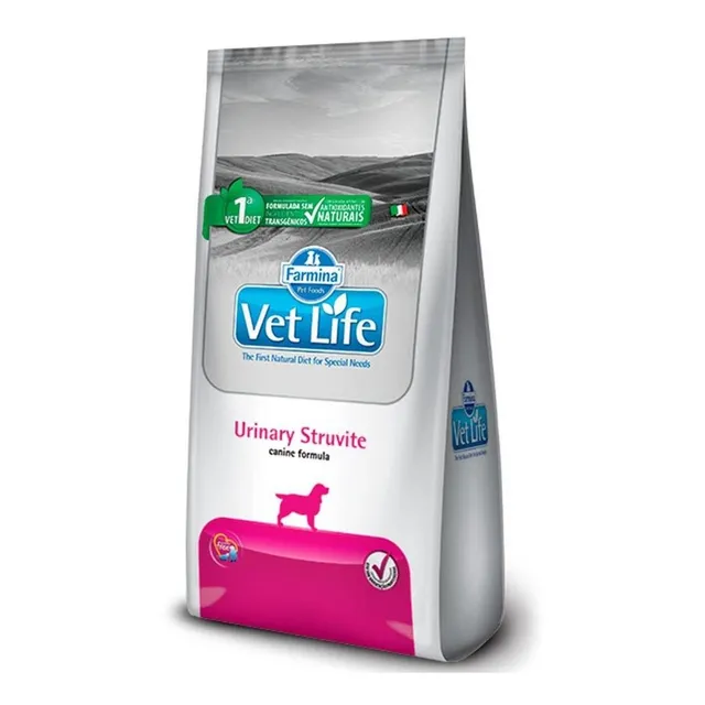 Alimento para perros Urinary Struvite, 2 kg, Vet Life