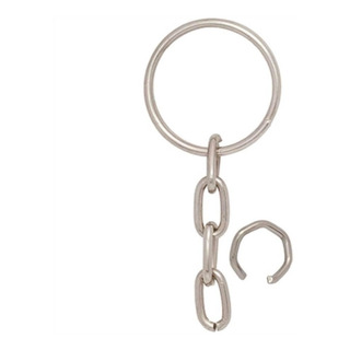 Argolla Para Llavero C/cadena 19mm Plata Pq 100pz Herraje Argolla Para Llavero C/cadena 19mm Plata Pq 100pz Herraje