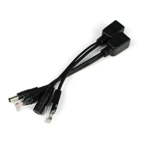 Poe Pasivo Rj-45 Para Alimentar Dispositivos, Camaras (par)