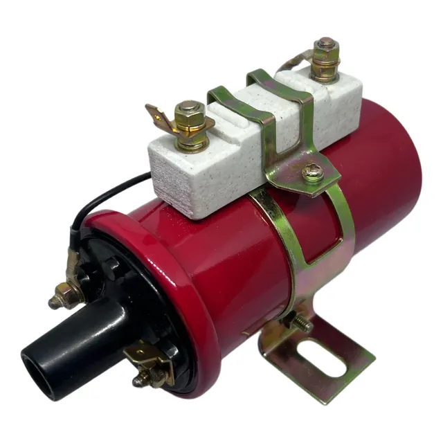 Bobina Universal 12v Con Resistencia Exterior Carburados