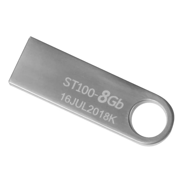 Memoria Usb Stylos Tech St100 8 Gb Usb 2.0 Plata