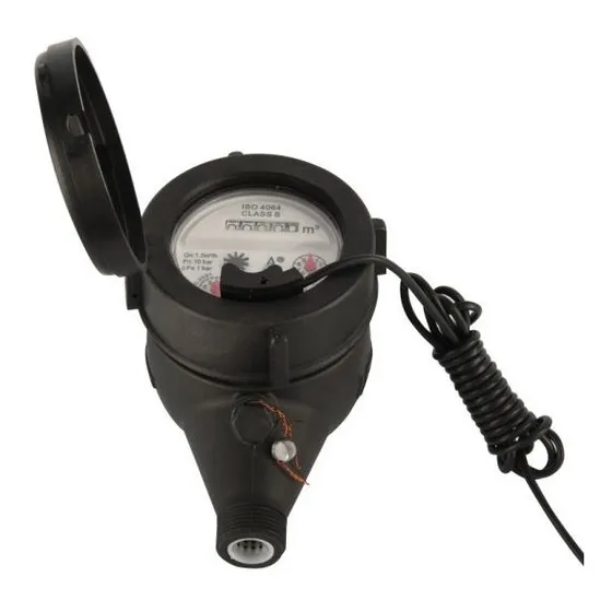 Medidor De Agua En Plástico De 3/4 Con Reed Switch