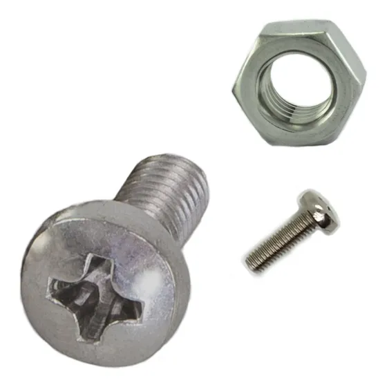 Tornillo M3 X 12mm Fijadora Ph Inoxidable + Tuerca 100pzs