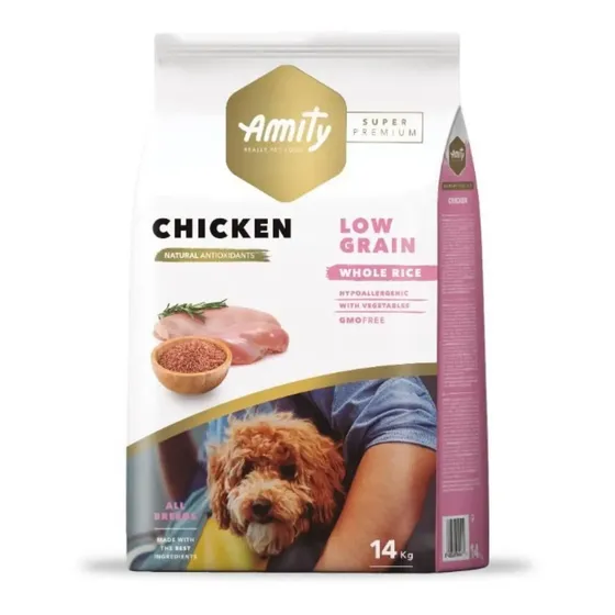 Alimento Para Perro Adulto Amity Pollo 14 Kg | Cuotas sin interés