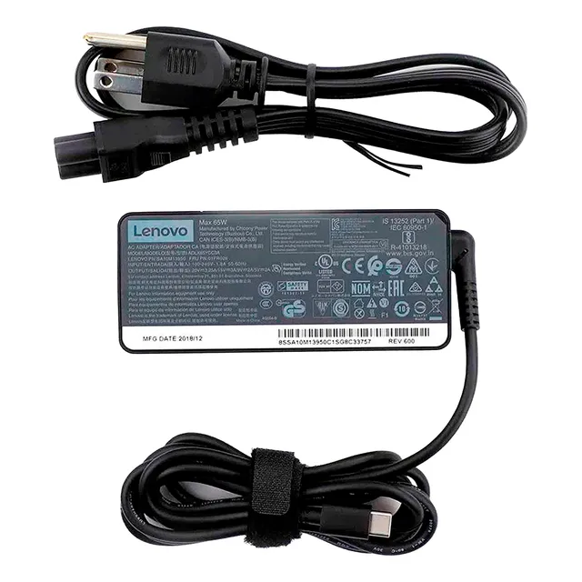 Cargador Lenovo Tipo C 65w 20v 3.25a Original