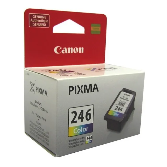 Cartucho De Tinta Canon Cl-246, Tri-color, Fine Technology