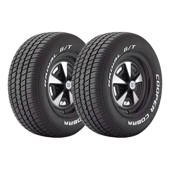 Kit de 2 pneus Cooper Opala Caravan Maverick Cobra Radial G/T 245/60R15 100 (800Kg)