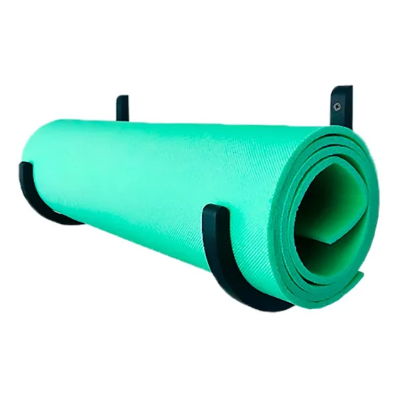 Soporte Colchoneta Mat De Yoga Pilates Gym Pared 18cm Fitnes