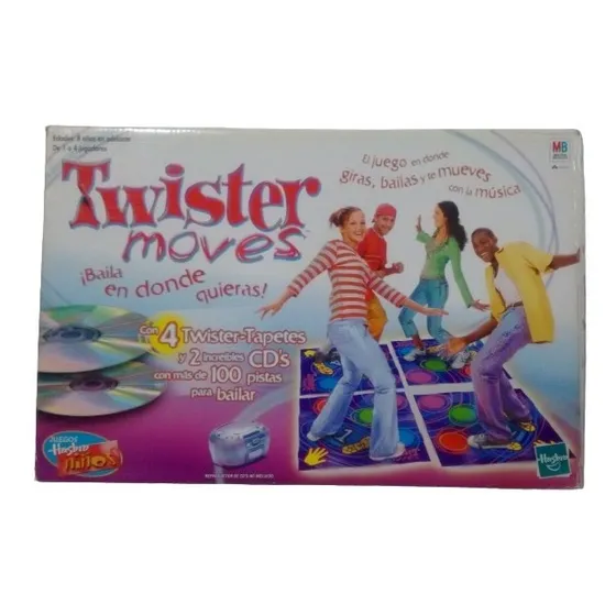 Twister Moves 4 Jugadores + 2 Cd Mas 100 Canciones Bailar