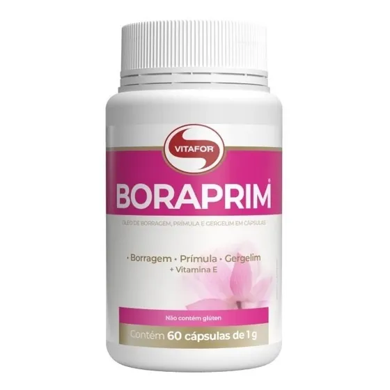 Óleo De Prímula Boraprim Gla - 60 Cápsulas - Vitafor Sabor Sem sabor