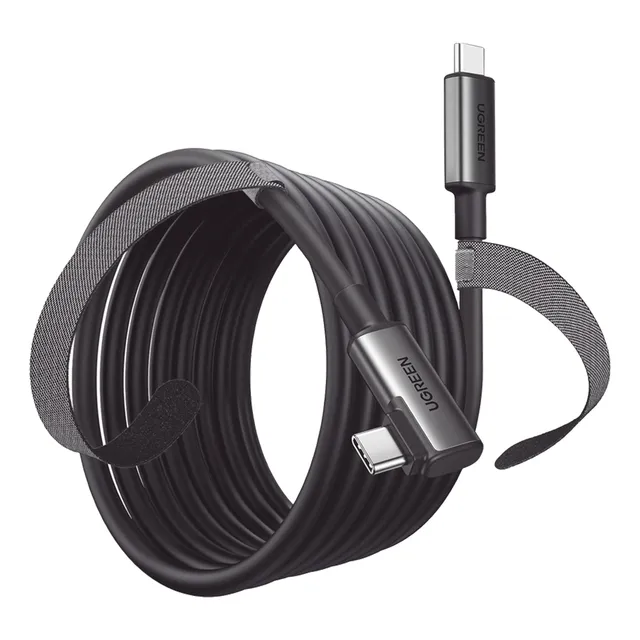 Cable Usb-c-usb-c 5m Carga Rápida Nylon Trenzado