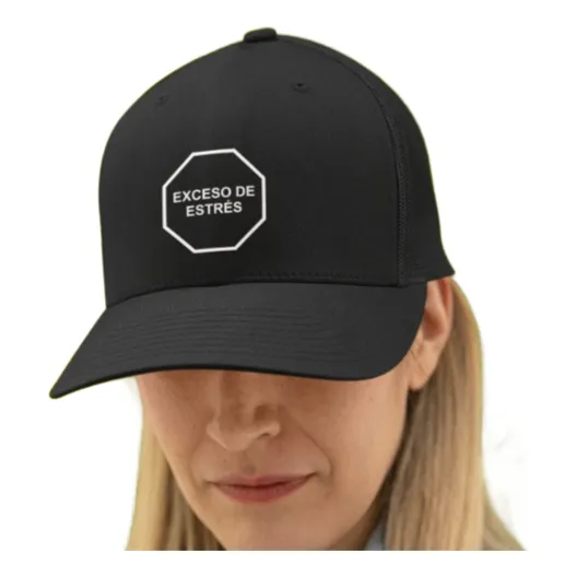 Gorra Con Octágono De Exceso De Estrés